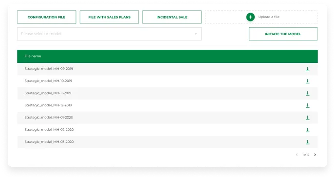 custom sales prediction app
