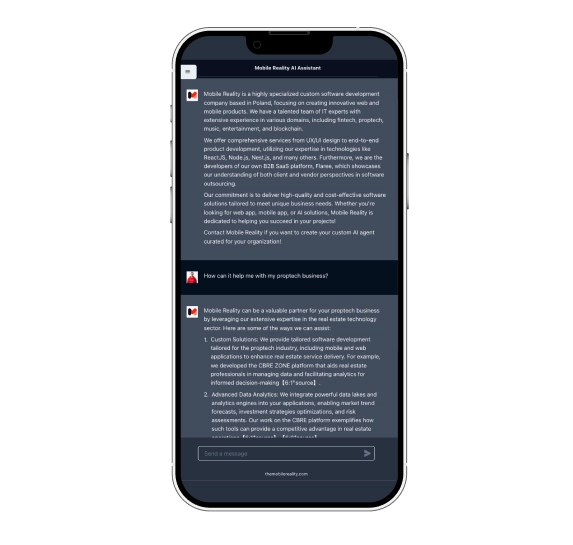 mrChat app first screenshot