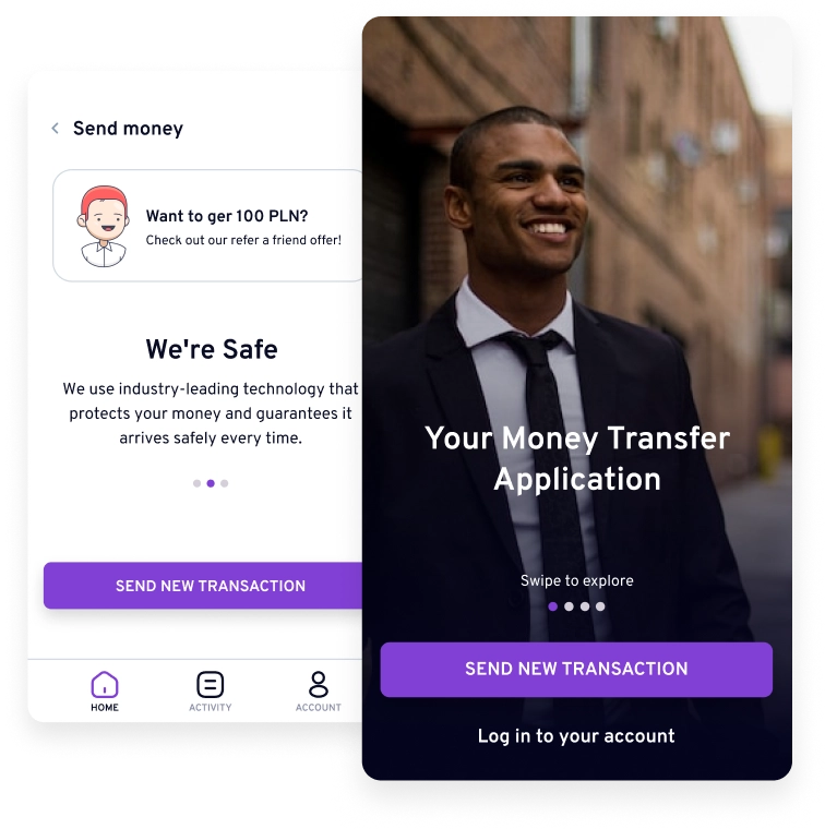 moneyTransferApplication app third screenshot